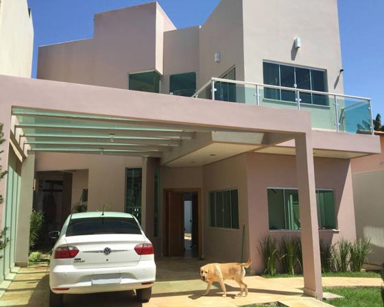 Sobrado Moderno com Pergolado - Cód. 106 do cliente Bráulio Neto